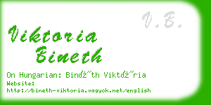 viktoria bineth business card